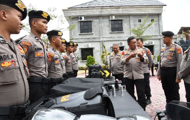 Tim Supervisi Asistensi Korsabhara Baharkam Polri Tinjau Polres Aceh Timur