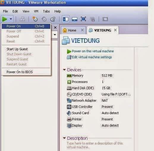 Select OK and then select the green button as shown below, select the power on to install Win