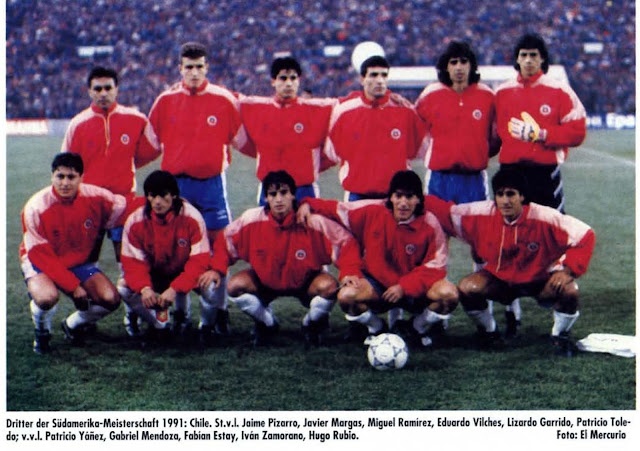 Formación de Chile ante Colombia, Copa América 1991, 17 de julio