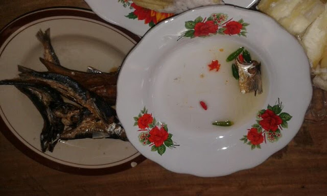 menu ikan asin mandar