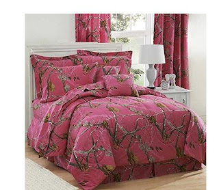 Kimlor Mills Realtree APC Comforter Set, X-Large/Twin, Fuchsia