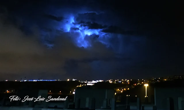 Fotos tormenta eléctrica Gran Canaria, noche 28 octubre