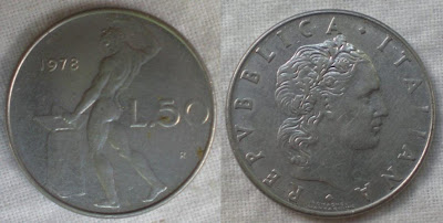 italy 50 lira 1978