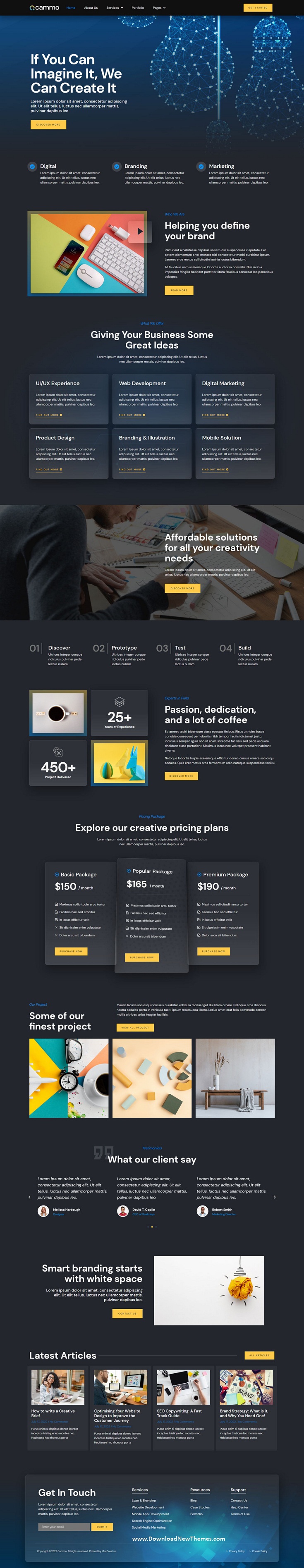 Download Creative Agency Services Elementor Template Kit