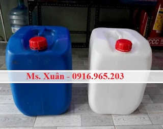 Bán can nhựa vuông 30 lít đựng hóa chất-thực phẩm