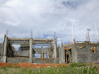 home construction, La Ceiba, Honduras