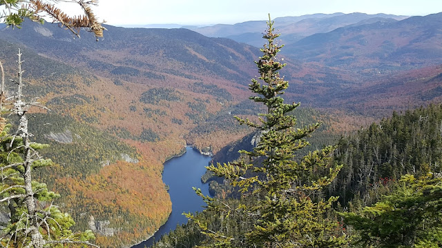 Vue sur le lac Ausable, à partir du mont Colvin