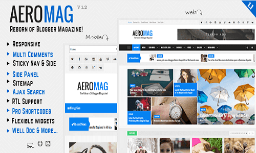 Download aeromag v1.2 premium template