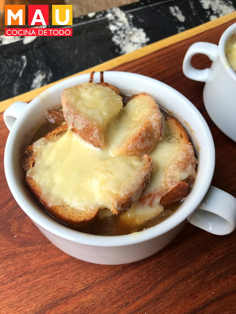 mau cocina de todo sopa de cebolla francesa receta caldo de res pollo con queso