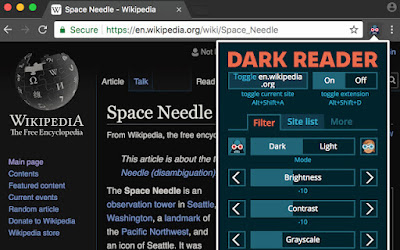 Dark Reader Chrome Extension