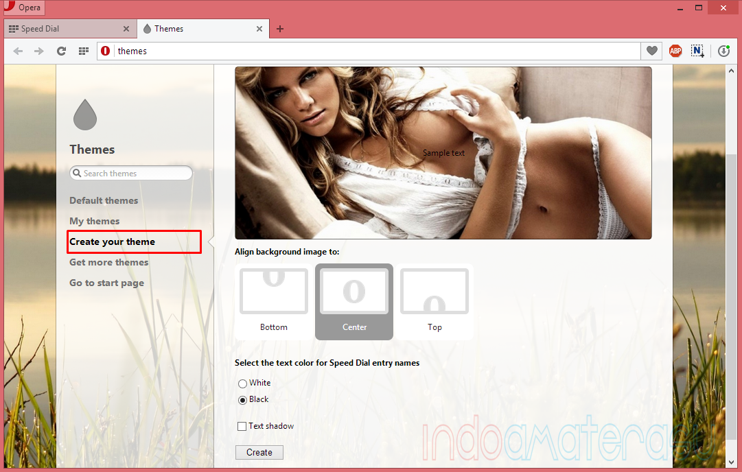 Mengganti Theme Default Opera Browser