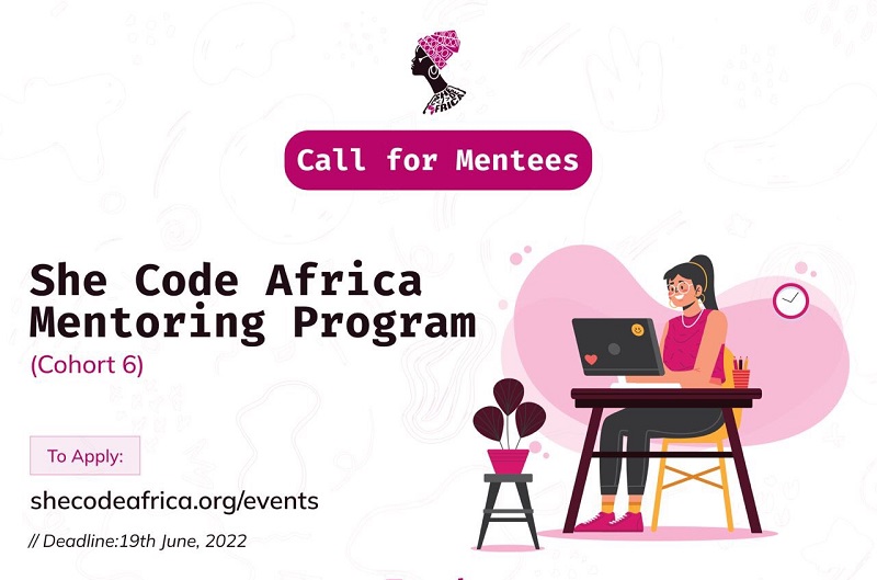 She Code Africa Mentoring Program 2022 for African Tech Women