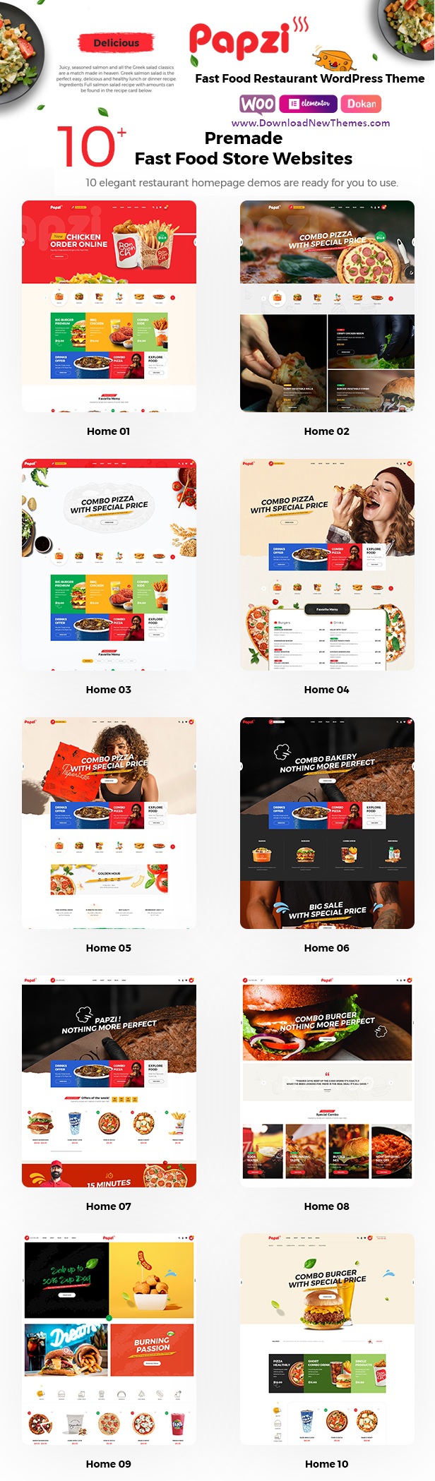 Papzi - Fast Food Restaurant WooCommerce Theme Review