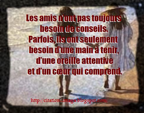 Citation sur l'amitiÃ©