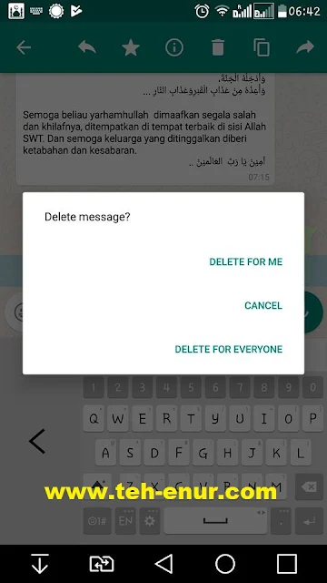 Fitur Baru WhatsApp: Recall Message