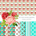 KIT PAPEL DIGITAL FLORAL