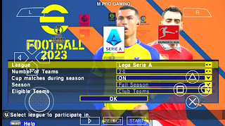 eFootball PES 2023 Mobile V4.4 Download PS5 Graphics Android Offline