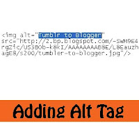 alt tag in blogger