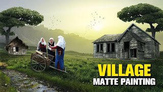 village matte painting