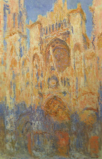  quadro catedral de rouen mais escuro 
