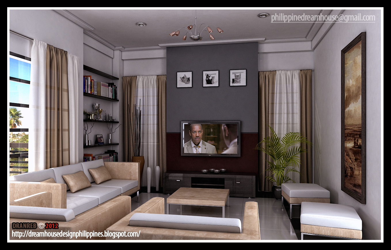Philippine Dream House Design : Modern Living Room