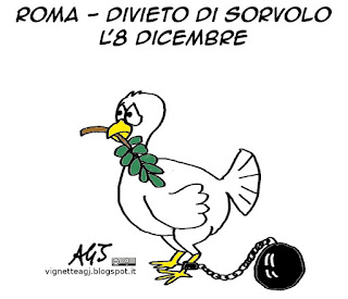 Giubileo, sicurezza, terrorismo, attentati, satira vignetta