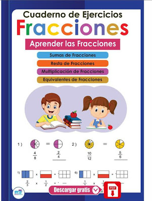 Cuaderno de Ejercicios de Fracciones para primaria
