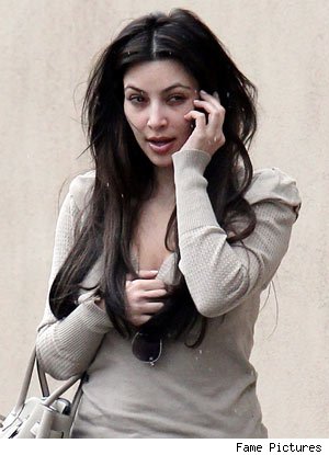 kim kardashian no makeup