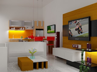 Kitchenset Pelangi Desain Interior Backdrop TV  Rak  TV  