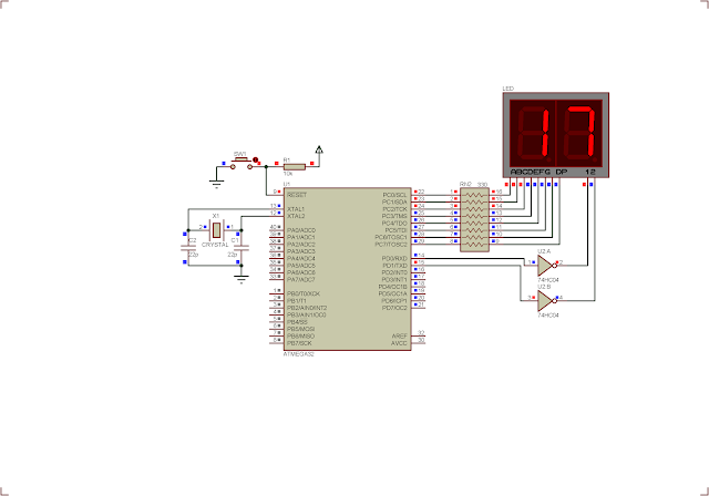 Making a Simple Free Running Timer with Multiplexing Display using Atmega32