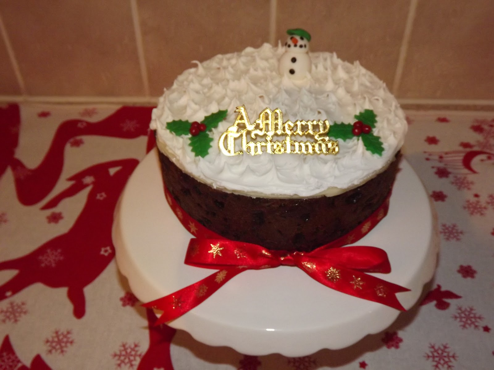 Icing...so sweetly: Homemade christmas cake