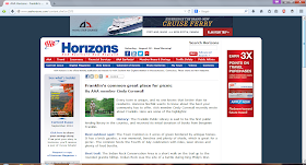 screen view of Franklin article on the Southern New England AAA site