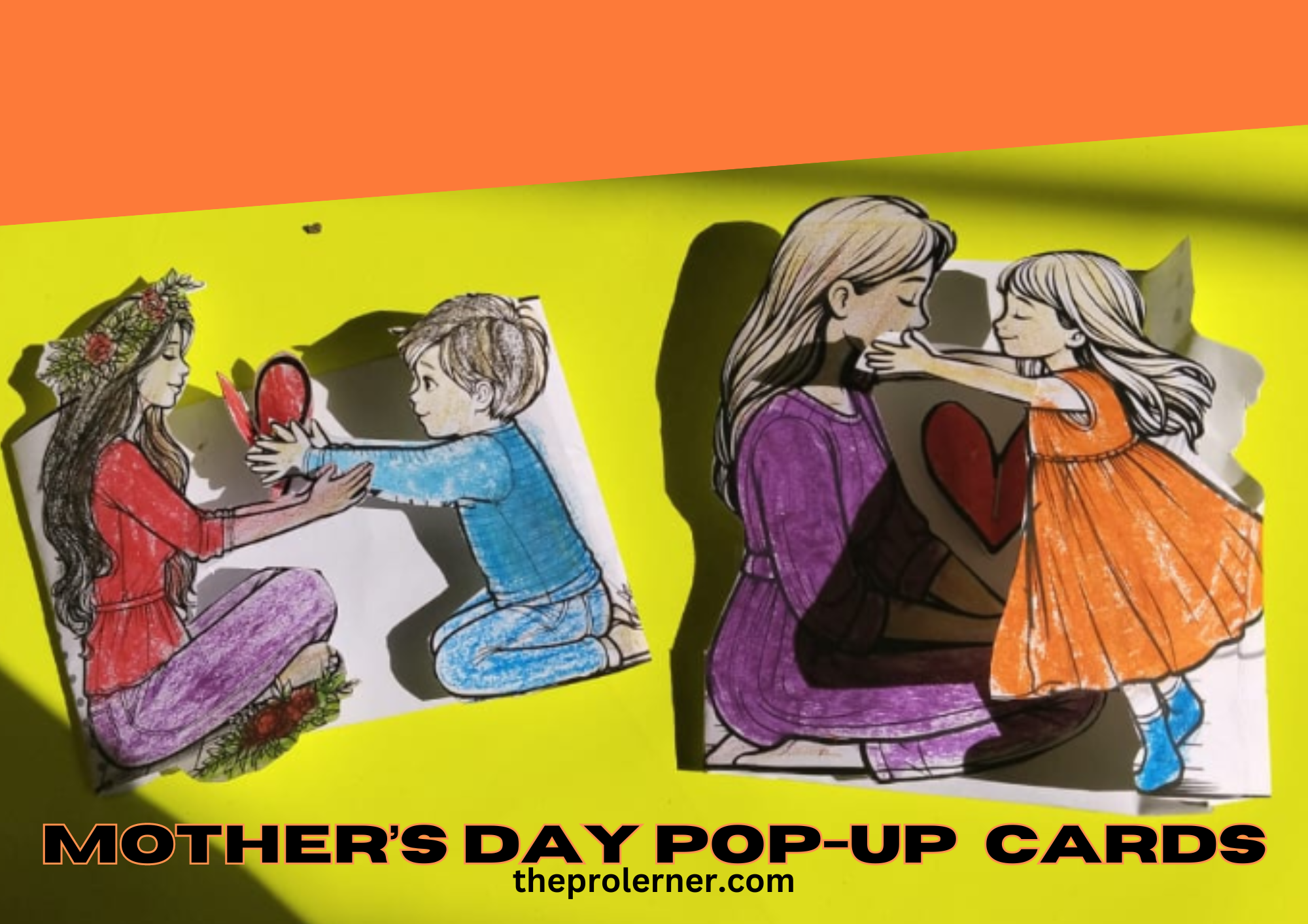 Mother’s Day Pop-Up Cards: A Fun Craft for Kids with Free Printable PDF