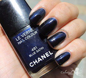 Chanel #461 Blue Satin