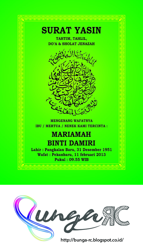 Download Cover Surat Yasin.cdr - 31 Ogos 2021