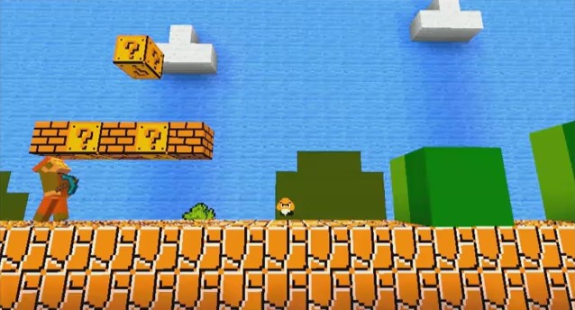 Minecraft Mario