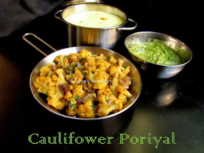 Cauliflower Poriyal