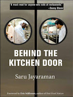 Book cover: Behind the Kitchen Door by Saru Jayaraman