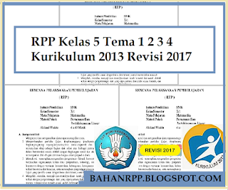 RPP Kelas 5 Tema 1 2 3 4 Kurikulum 2013 Revisi 2017