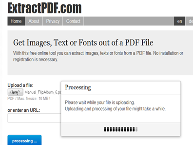 แยกภาพจาก pdf แบบออนไลน์