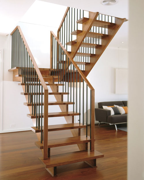  Gambar  tangga  kayu minimalis  Unik Untuk Interior Rumah Gambar  Rumah dan property Idaman paling 