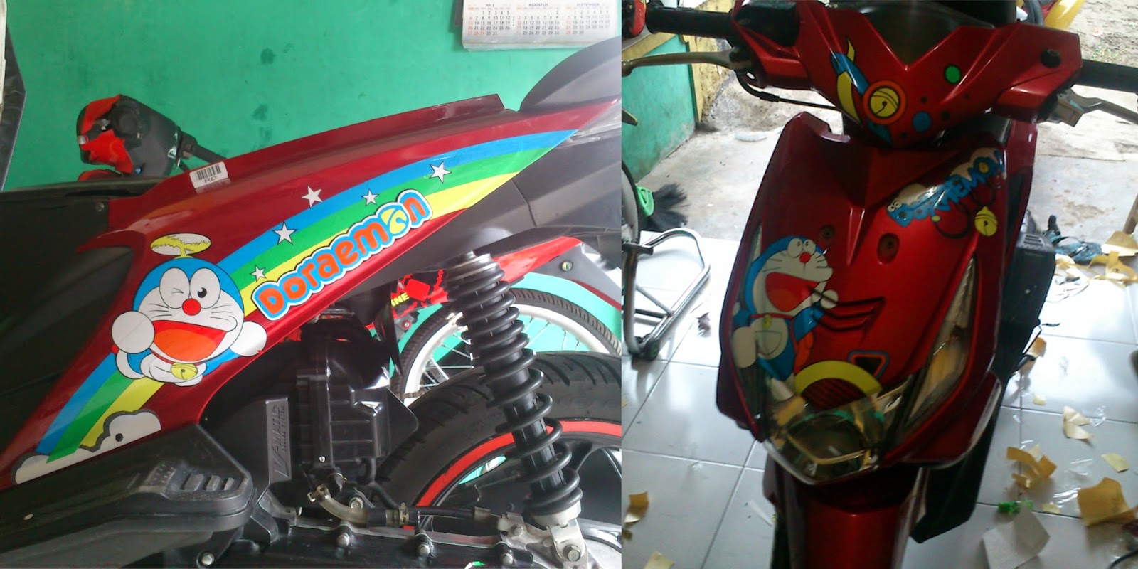 Download Kumpulan 95 Modifikasi Honda Beat Doraemon Terupdate