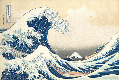 Ukiyo-e: Träsnitt av Hokusai