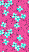 Floral Pattern Preppy Wallpaper
