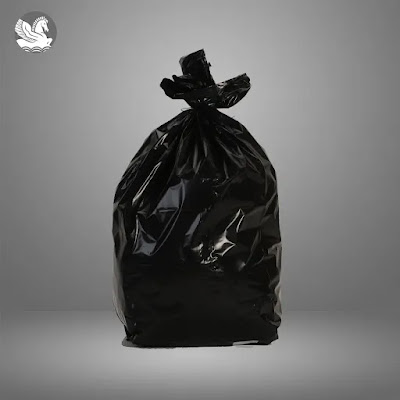 black biodegradable garbage bags