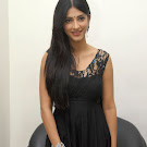 Sruthi Hassan in Black Dress at Oh My Friend Audio Launch Pics