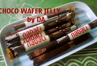 Cara Membuat Choco Wafer Jelly
