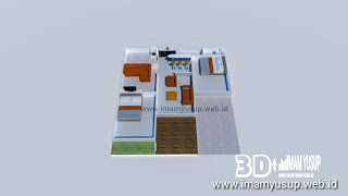 desain rumah minimalis 9x10