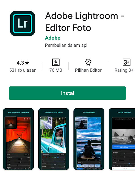 Aplikasi Editing Foto Terbaik dan Kekinian