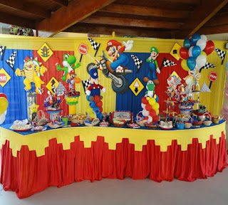 Fiestas Infantiles Decoradas con Mario Bros